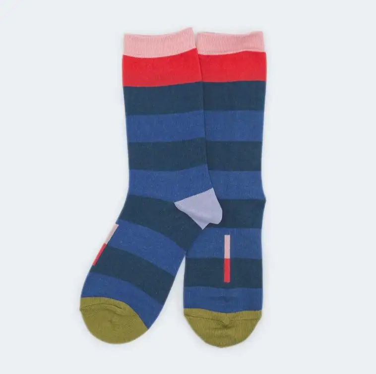 Patterned Crew Socks