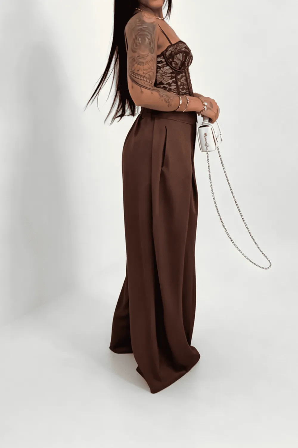 High-Waist Wide-Leg Pants