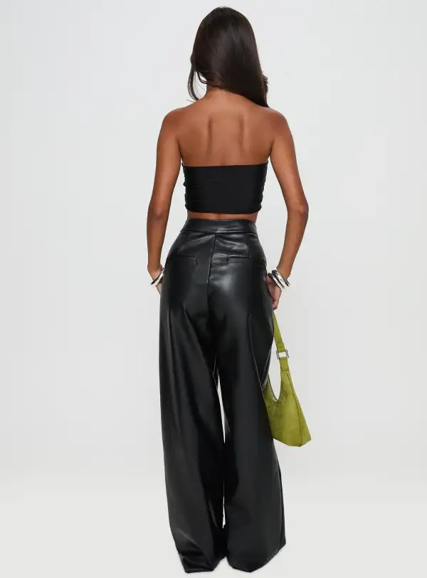 Tempted Faux Straight Leg Pants
