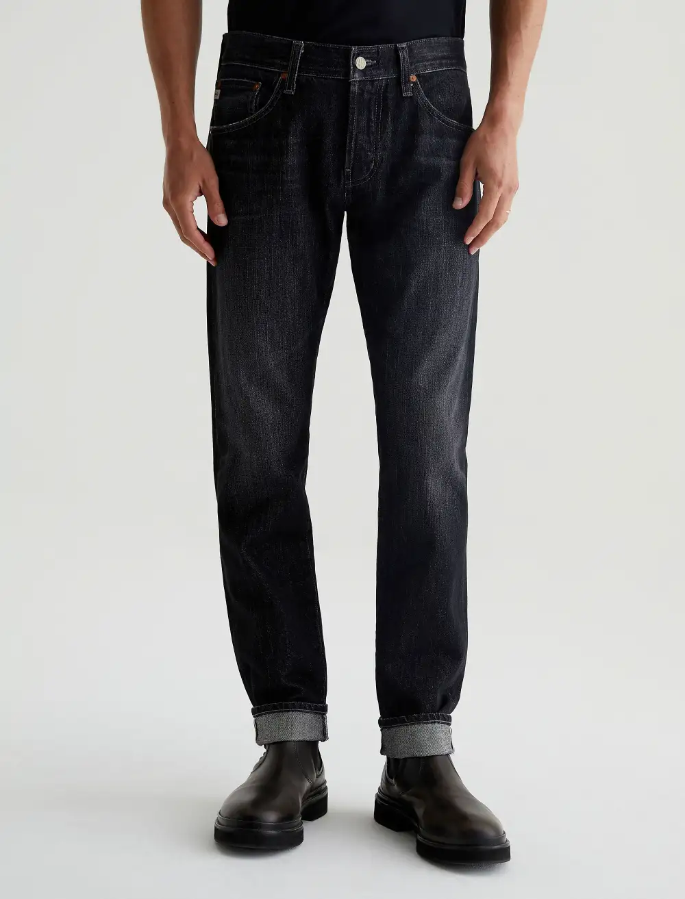 Men's Tailored Slim Mid Rise Rigid Jeans