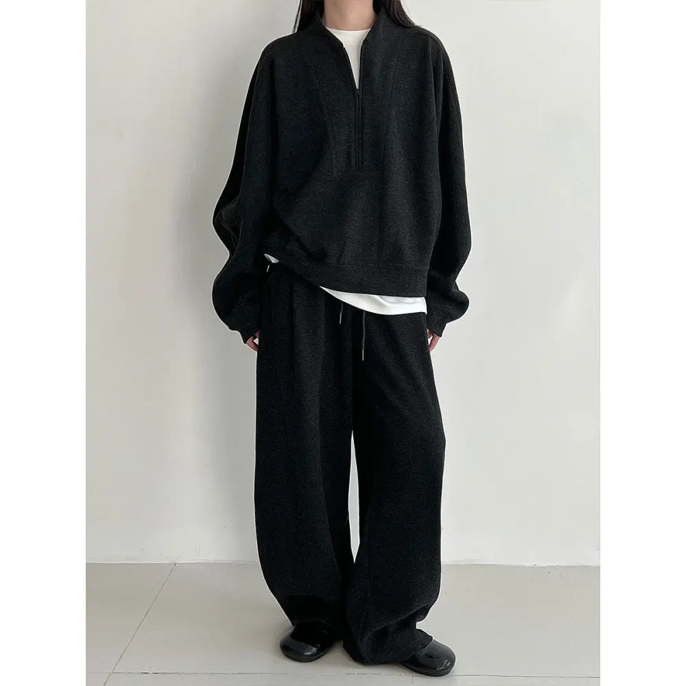 Fleece Hoodie Sweatpants Set