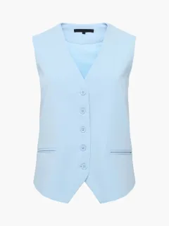Exquisitely Cut V-Neck Fashionable Business Vest