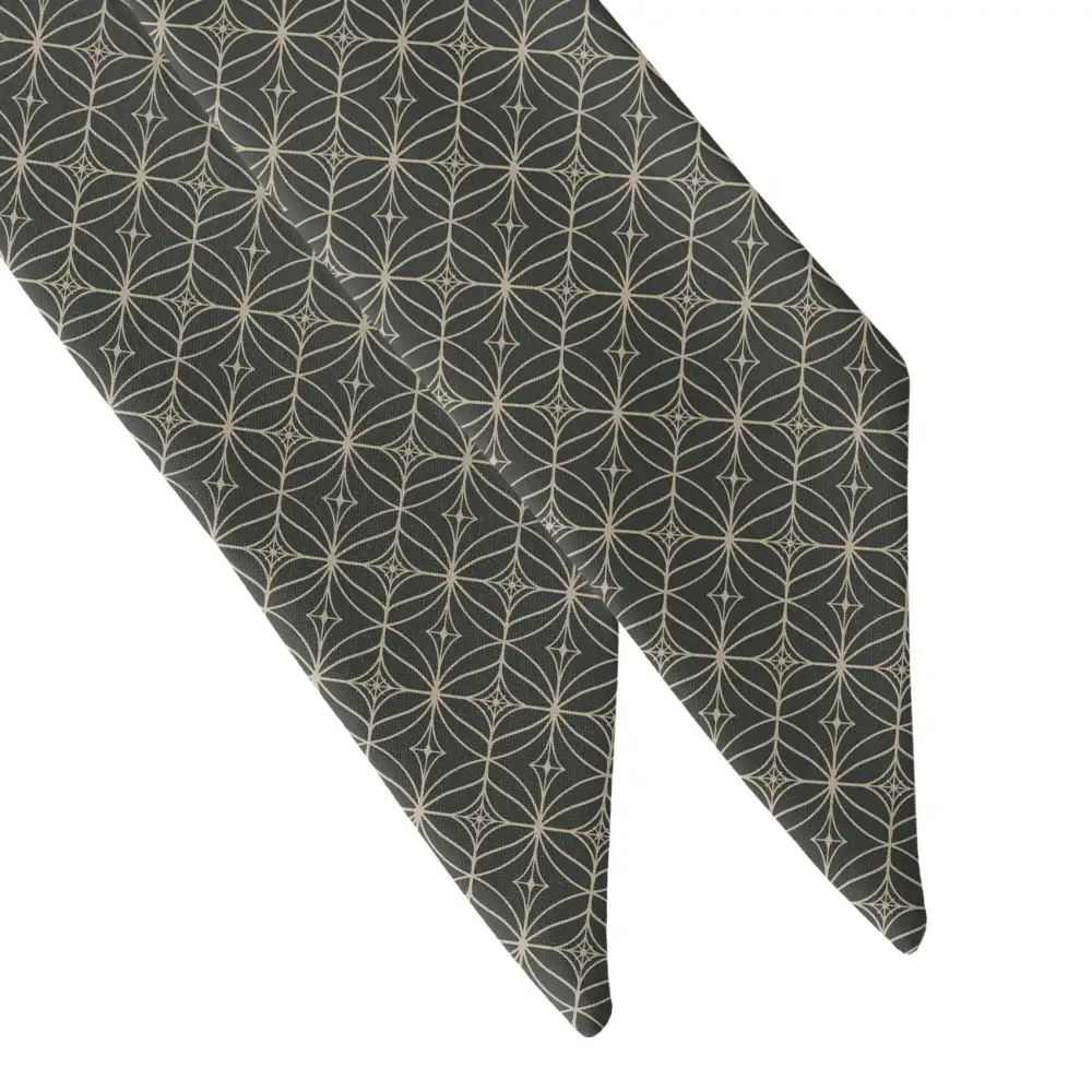 Deco Mosaic Pattern Hair Scarf