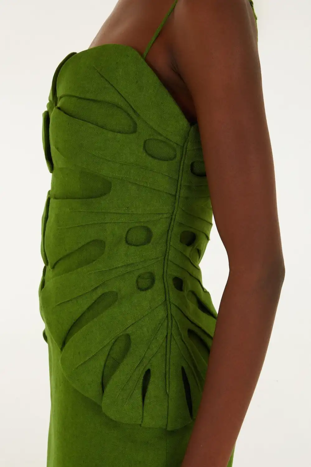 Linen Blend Maxi Easy Fit Dress