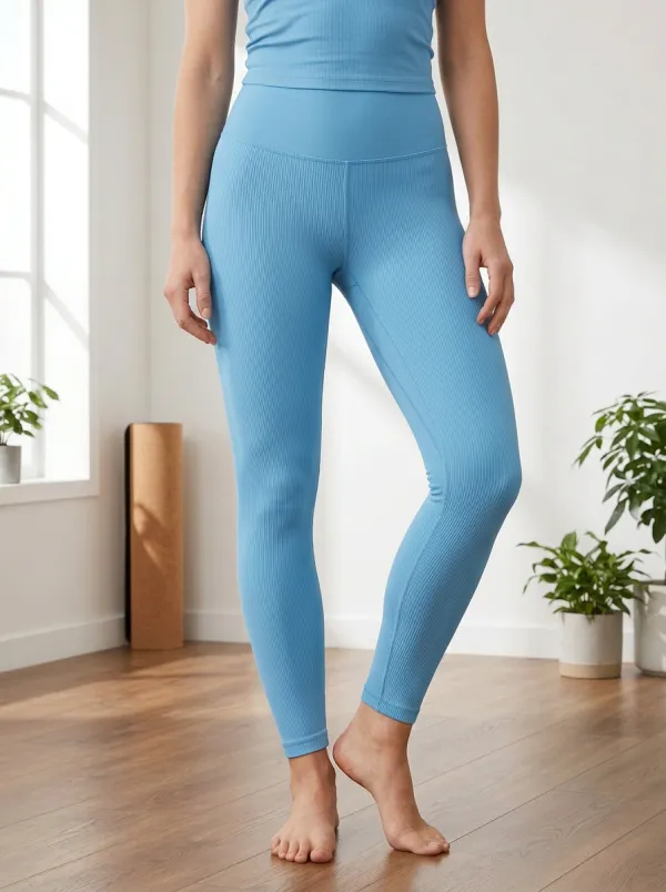 Ribbed High Waisted Leggings