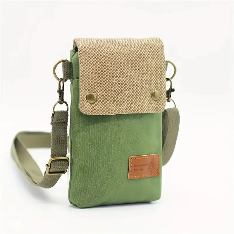 Modern Mini: Logo-Embellished Canvas Phone Bag