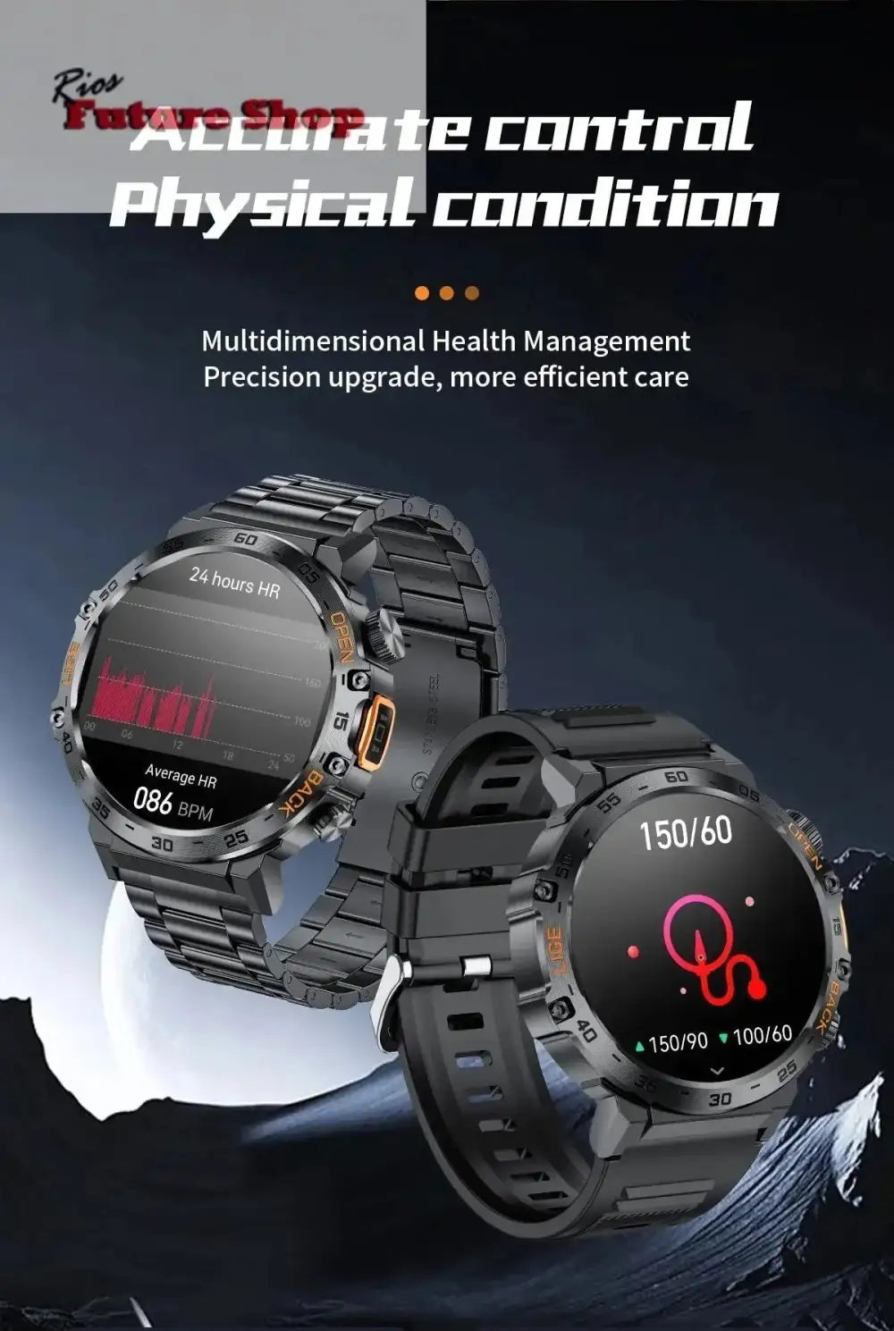 2024 New Smart Watch Men Style