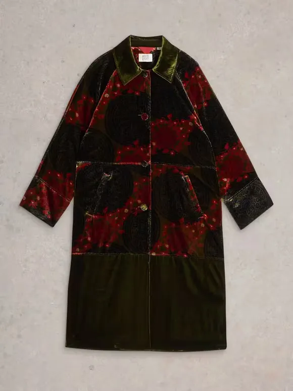 Velvet Duster Coat