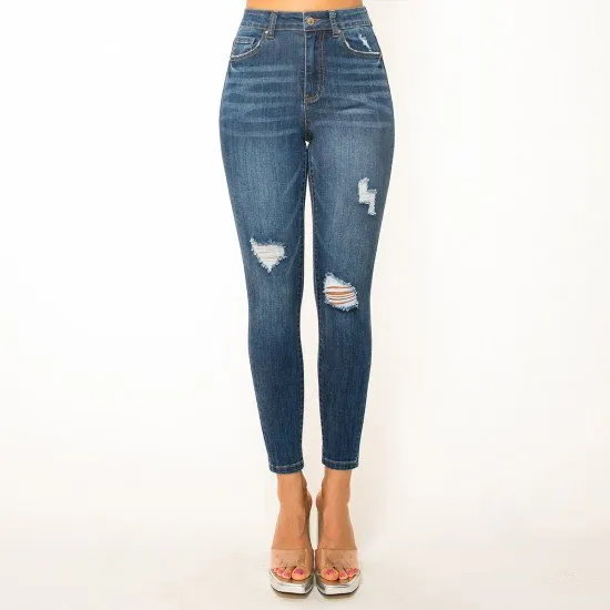 Skinny Distressed Pants