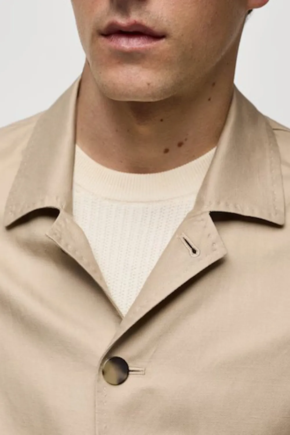 Lyocell Linen Overshirt With Pockets