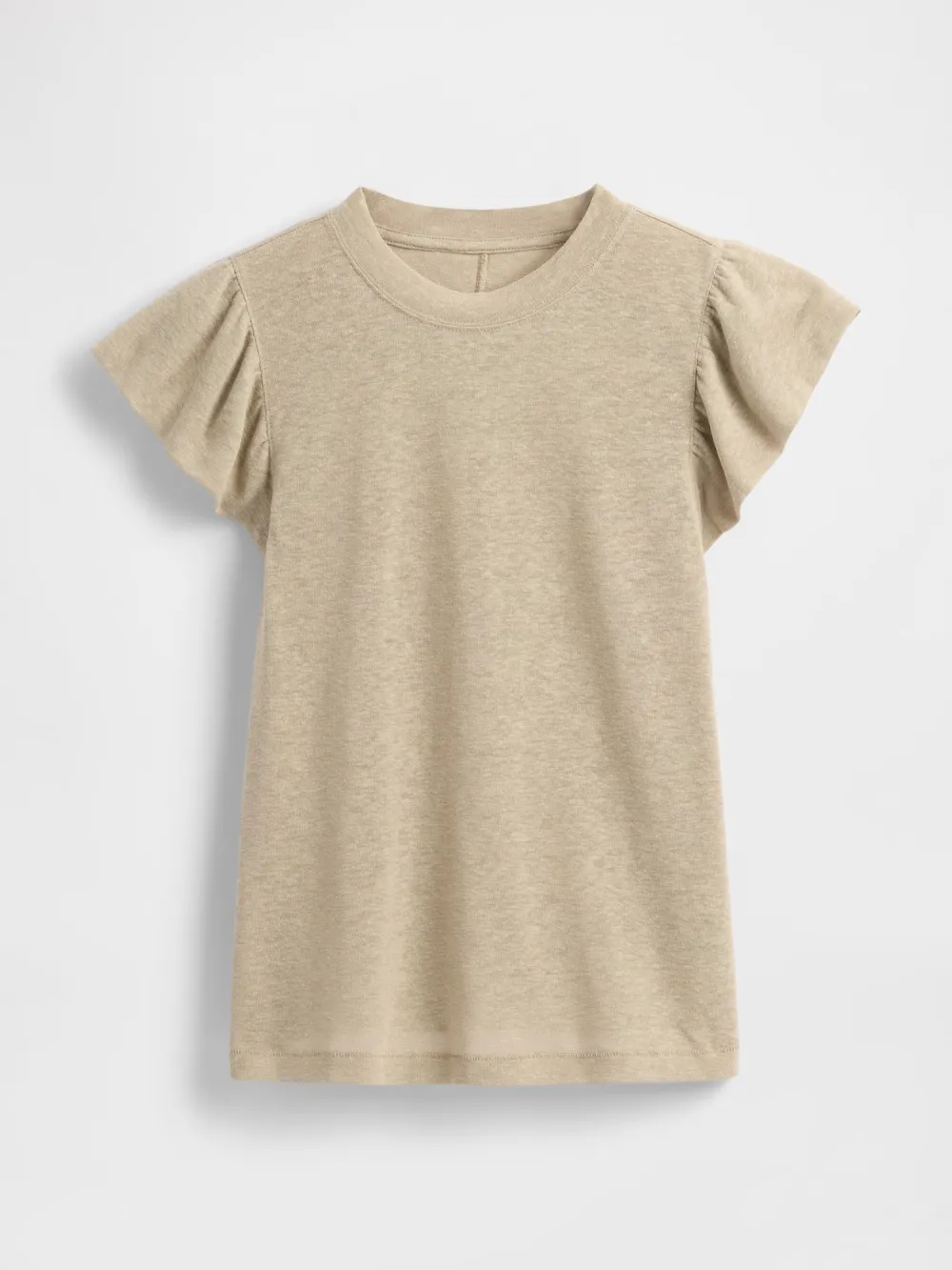 Solid Color Fitted T-Shirt