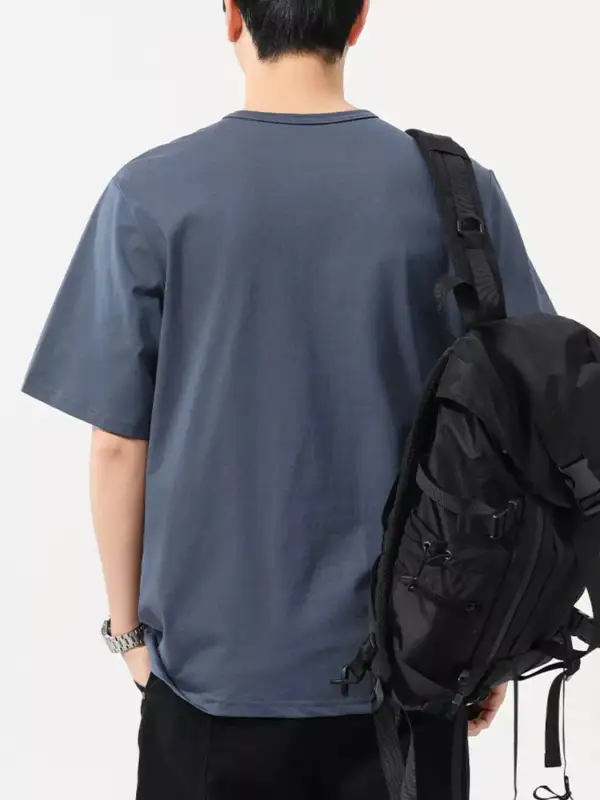 Button Detail Short Sleeve T-Shirt