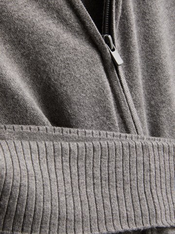 7-15yrs | Funnel Neck Zip-Up Sweatshirt and Knit Joggers Set detail 2