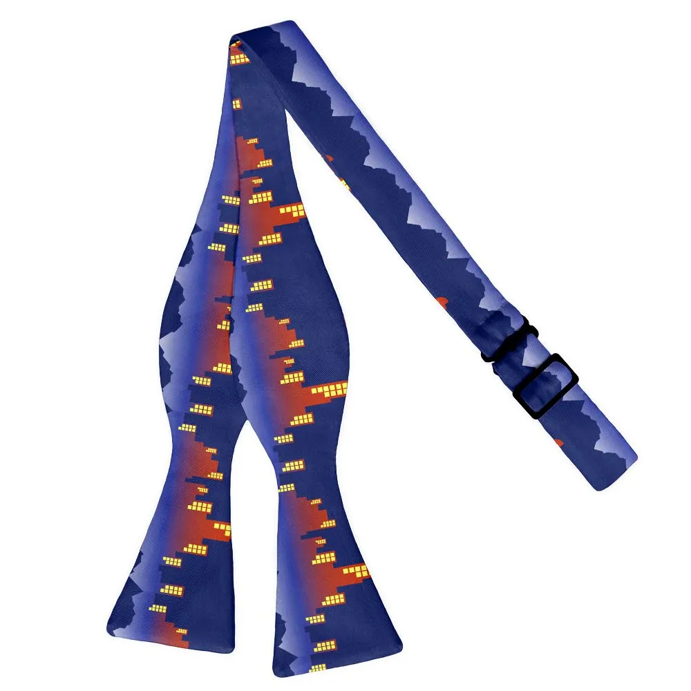 Skyline Pattern Bow Tie