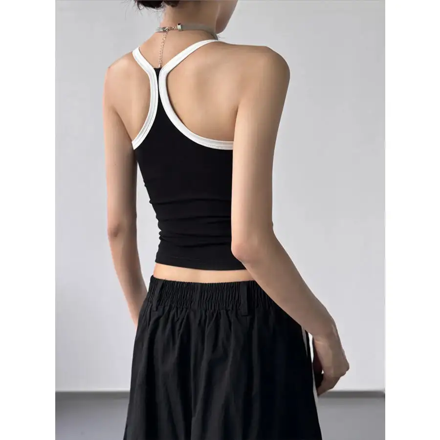 Contrast Trim Camisole Top
