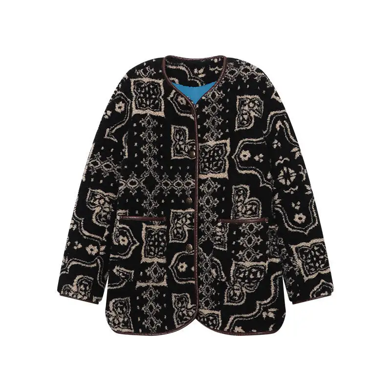 Fleece Casual Outerwear Jacket