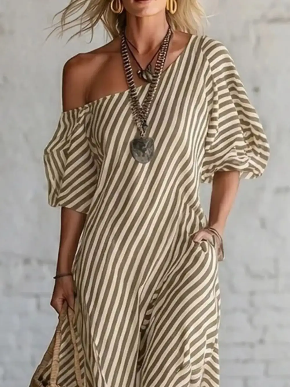 Striped Maxi Dress