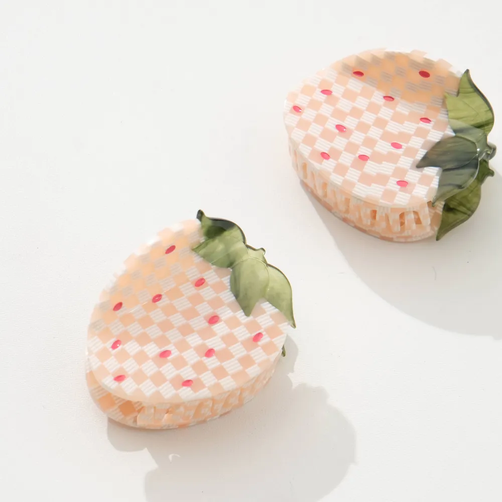 Strawberry Pattern Claw Clip