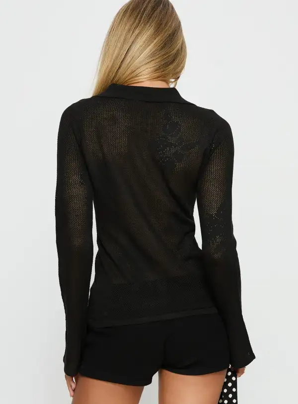Subtle Detail Button Up Collared Shirt