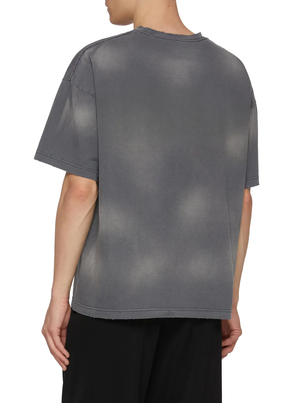 Hip-Hop Vintage Old-Fashioned Grey Cottom T-Shirts