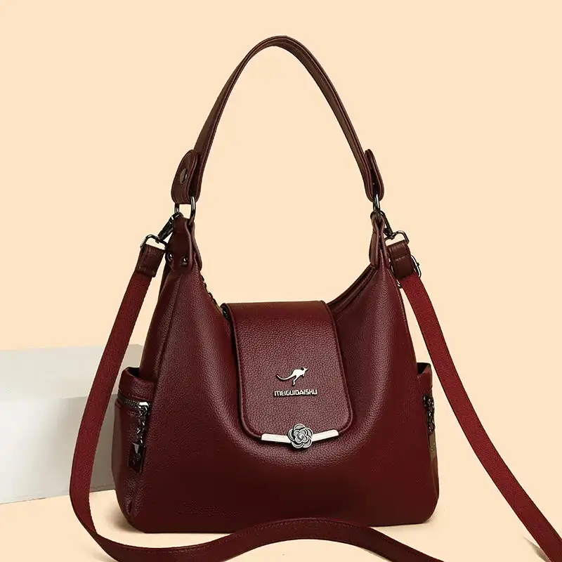 Modern Sophistication: High-Quality Designer Leather Shoulder Bag