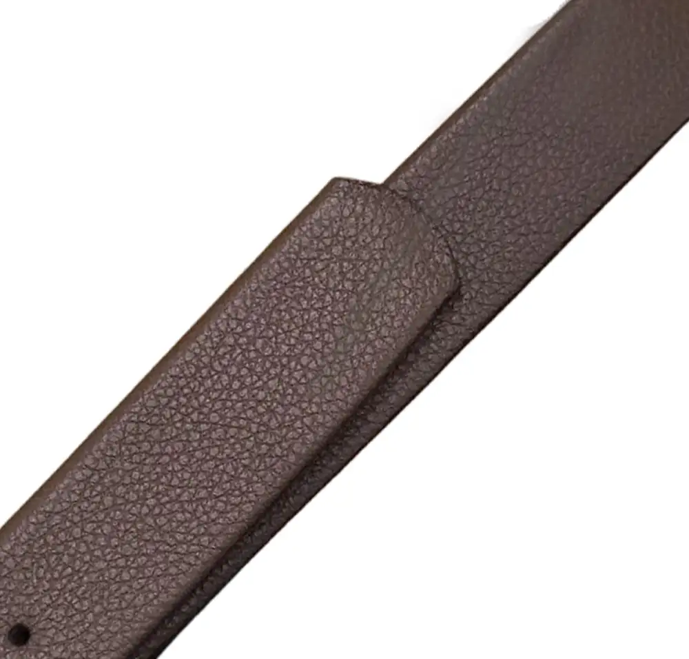 Refined Slim Leather Waist Belt