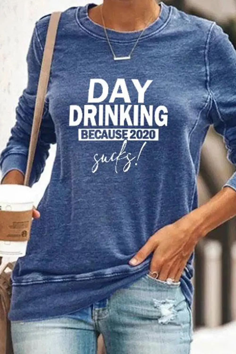 Day Drinking Because Sucks Sweatshirt