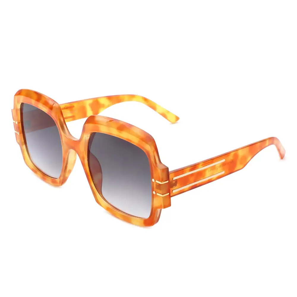 Jelly Square Flat Top Frame Sunglasses