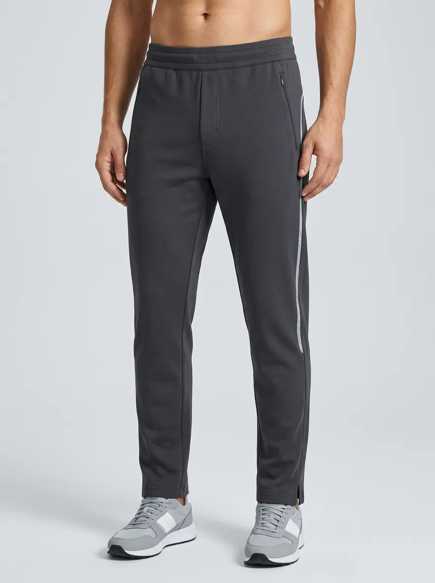 Functional Side Stripe Athletic Shape Men's Sweatpants