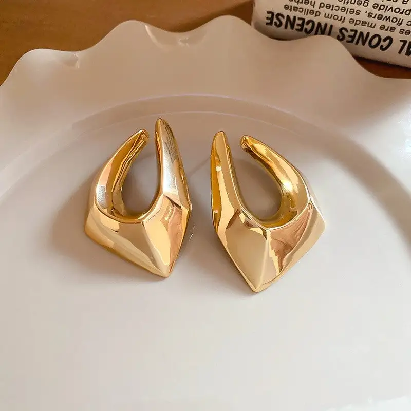 Festive Geometric Statement Earrings