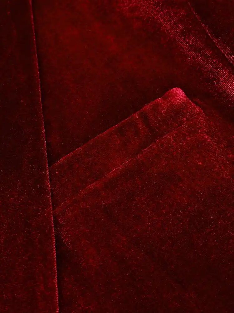 Luxury Velvet Blazer Jacket