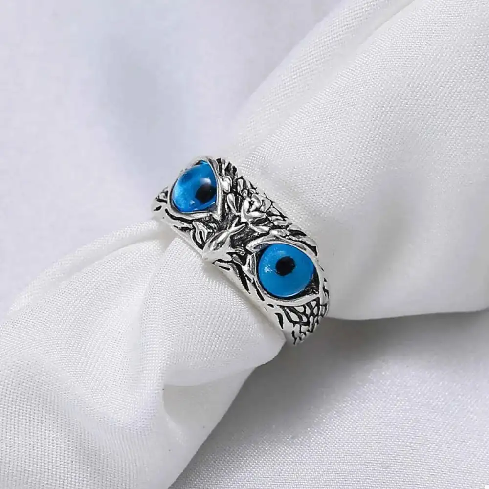 Alloy Owl Detail Ring
