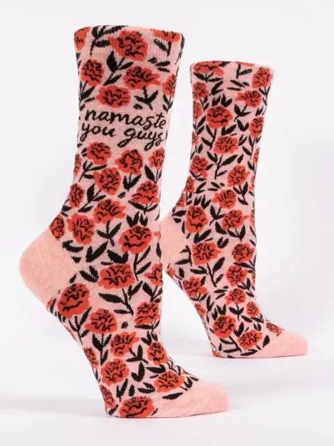 Women's Namaste You Guys Crew Socks