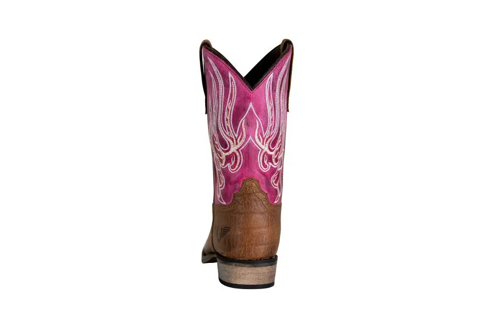Relaxed Men's Denim Boots With Layered Shaft