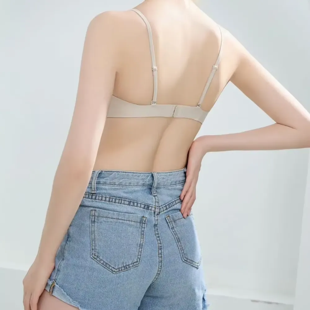 Soft Cup Bra with Slim Straps