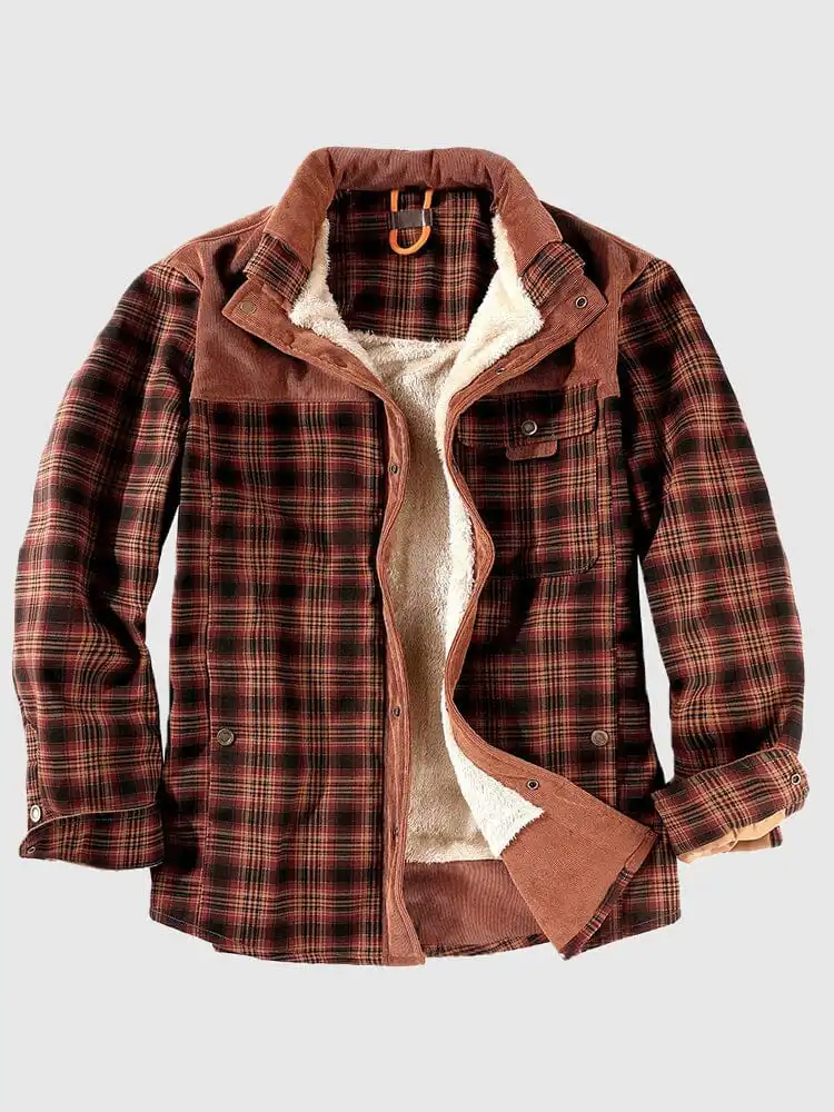 Padded Warm Cotton Flannelette Jacket Coat