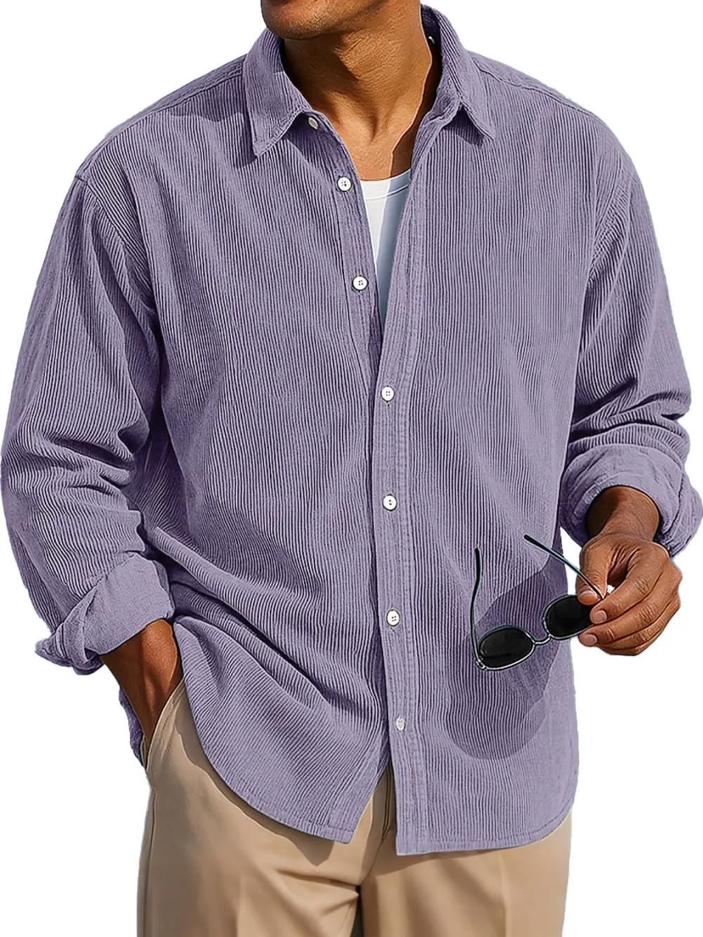 Corduroy Long Sleeve Shirt