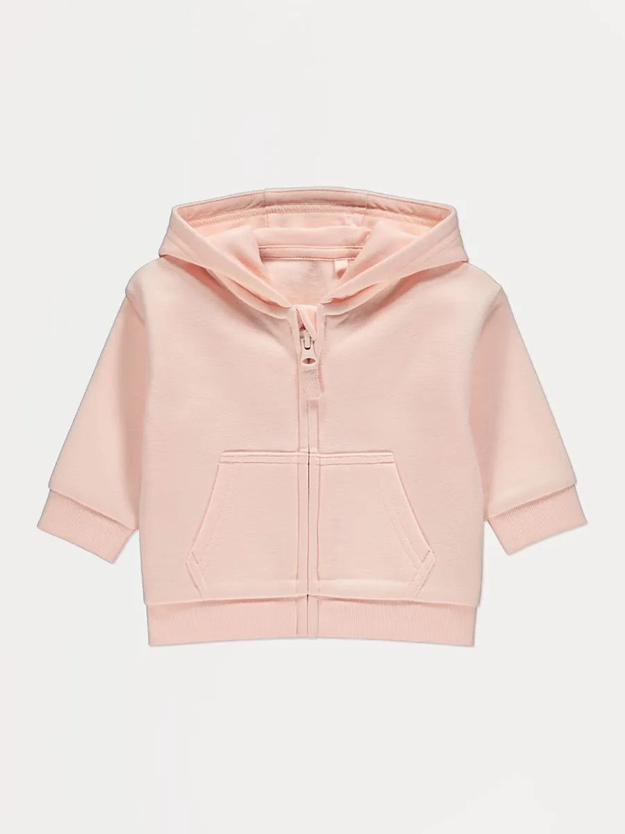 Light Pink Zip Up Hoodie