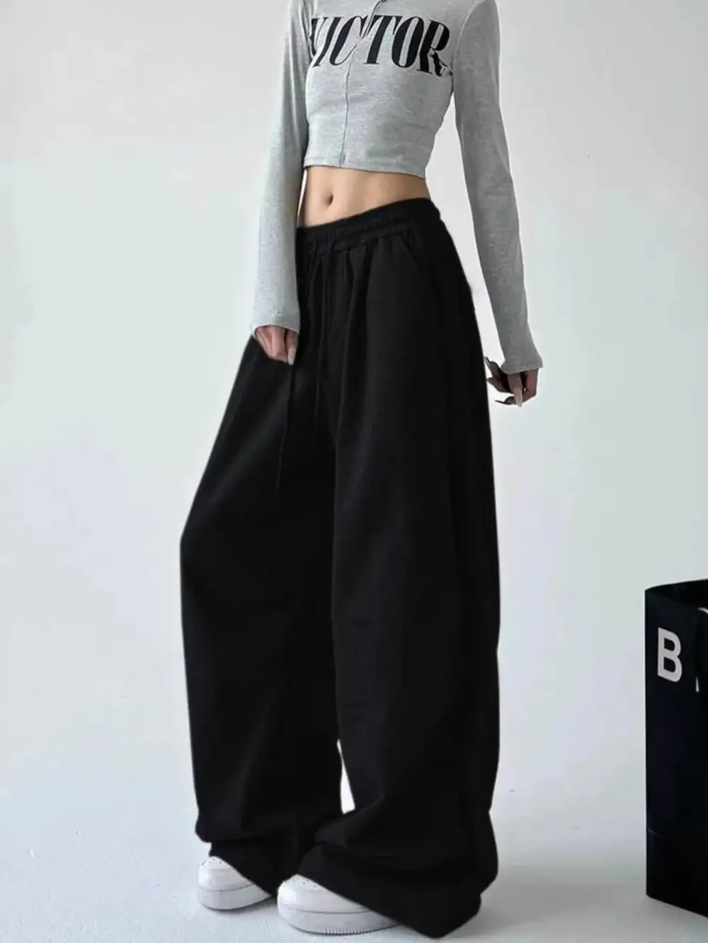 Wide Leg Modern Trousers