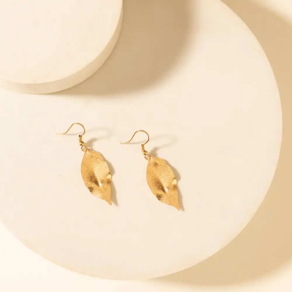 Polished Modern Artful Statement Earrings