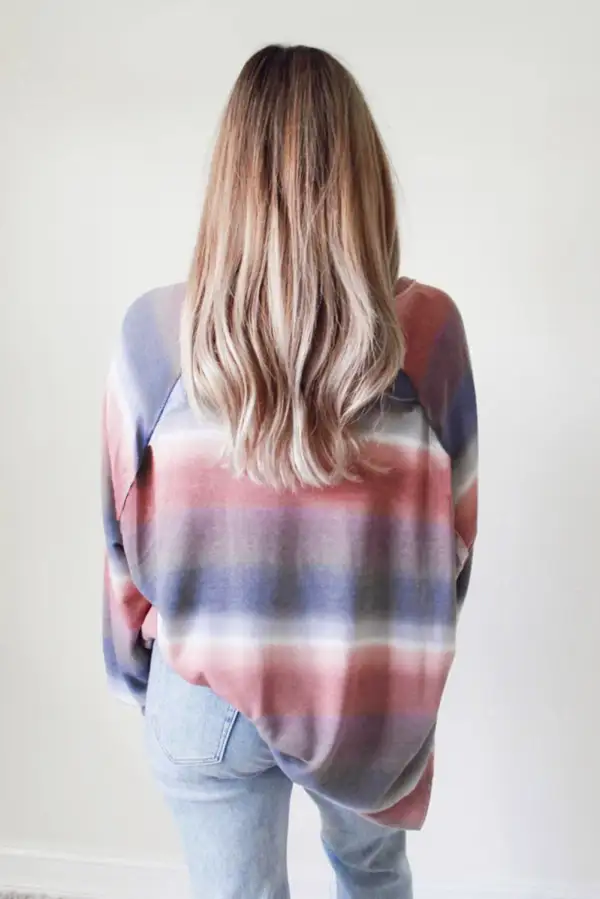 Oversized Ombre Sweatshirt