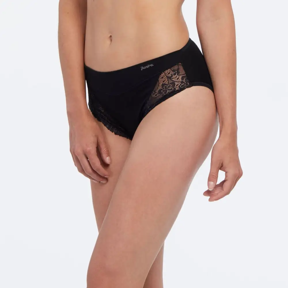 Women's Floral Lace Cotton Brief Panty
