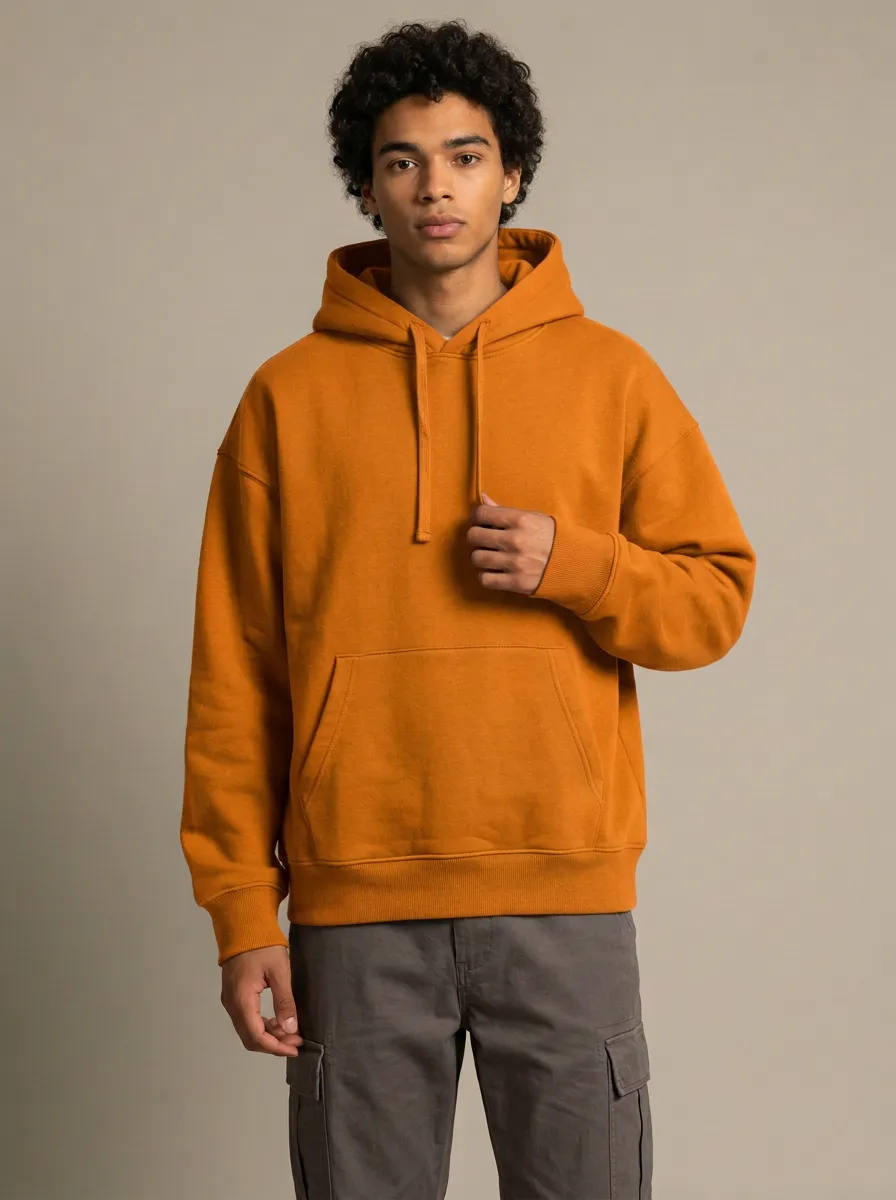 Unisex Pullover Clean Style Hoodie