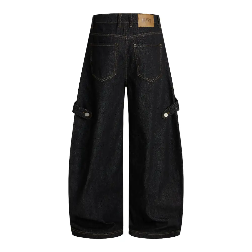 Baggy Relaxed Washed Denim Jeans