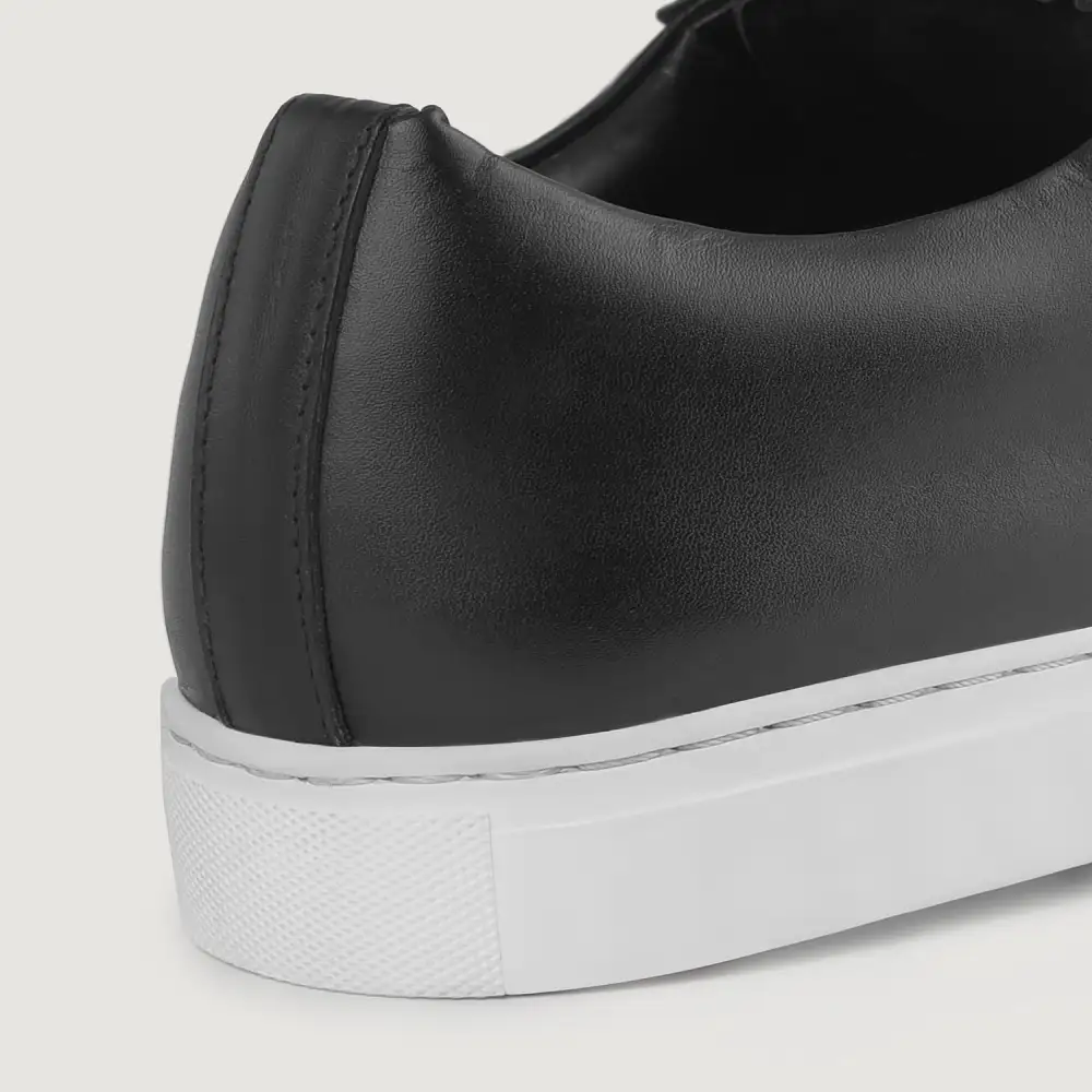 Minimal Leather Low Top Sneakers