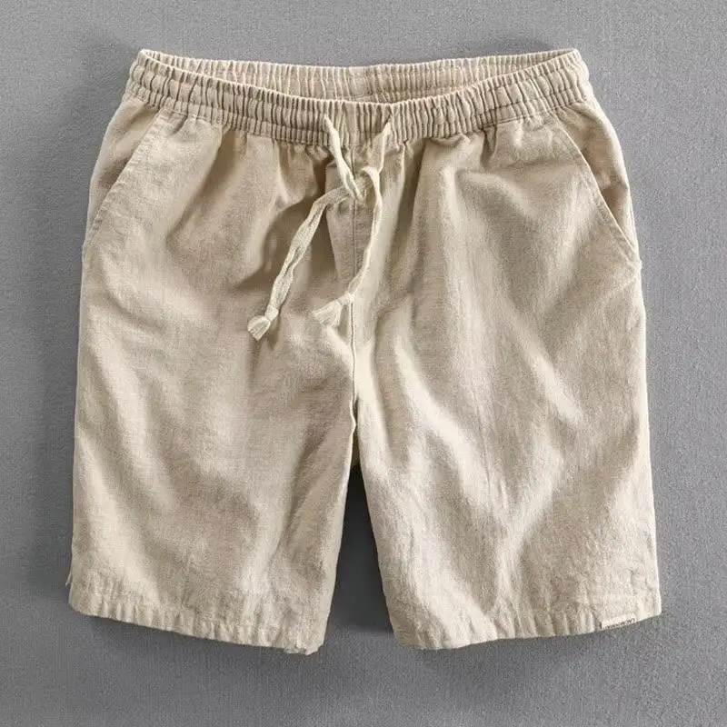 Drawstring Elastic Waist Shorts