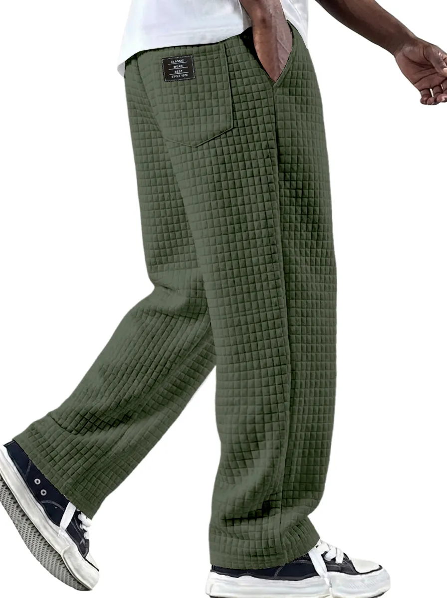 Textured Knit Utility Pocket Pants