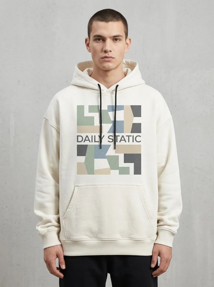 Geometric Men's Graphic Hoodie