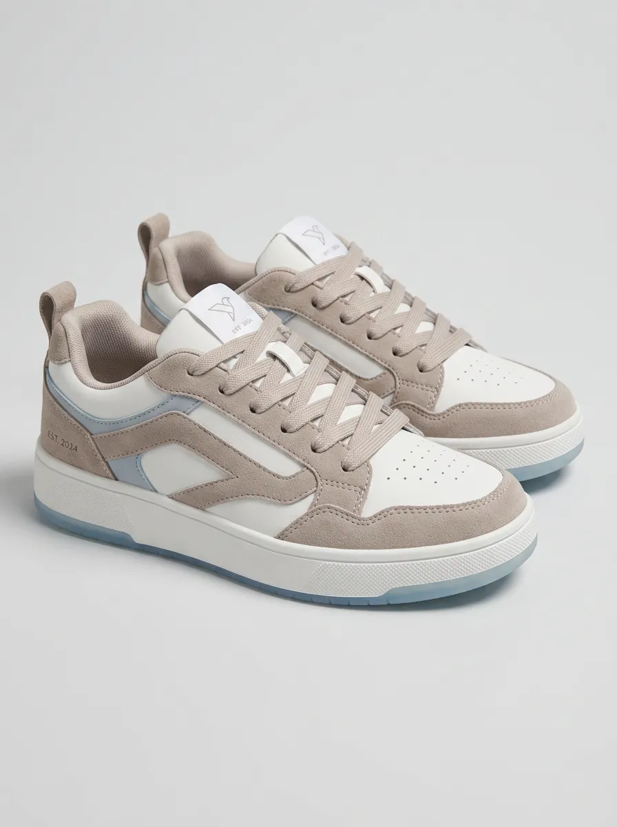 Modern Lace-Detail Women's Low-Top Skate Sneakers