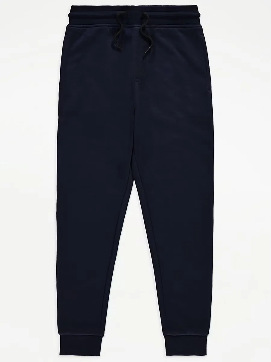 Navy Cuffed Joggers